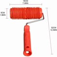 thumbnail image 2 of Rubber Wood Grain Knurling Tool Wooden Pattern Roller Brush with DIY Simulation Wallpaper Accessories Wood Pattern Painting Roller, 2 of 5