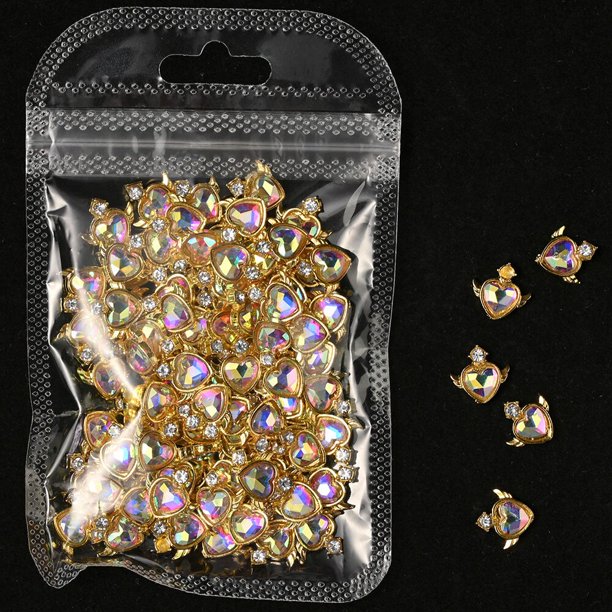 50 uds/20 piezas/10 Uds. De abalorios para decoración de uñas con diamantes de imitación, accesorios de manicura Kawaii, abalorio 3D de oso de piruleta de resina para uñas DIY Tan Jianjun unisex