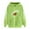 Green, variant on Plus Size Tops for Women Hooded Rugby Printed Off Shoulder Sleeves Long Sleeved Sweatshirt Womens Sweatshirts Army Green XXL