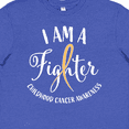 thumbnail image 4 of Inktastic I am a Fighter- Childhood Cancer Awareness Youth T-Shirt, 4 of 5
