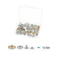 thumbnail image 3 of Snap Fasteners Kit with Base & Storage Box for Clothing Silver Tone, 12 Sets, 3 of 6