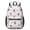 Pioneer Flower Floral-1, variant on Pioneer Flower Floral Print Pattern 17" School Backpacks for Teens,Waterproof Oxford Fabric,S-Shape Padded Straps for School,Travel,Hiking,Camping
