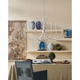 thumbnail image 2 of Currey And Company 1200-0867 Blue Zag 9-1/2" Wide Porcelain Vase - Blue, 2 of 6