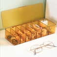 thumbnail image 4 of Suncoda Organization and Storage Clear Electronics Organizer Box,7 Compartment Storage Boxes,Electronic Accessories Case for Desk Drawer,Data Cable Storage Box for Home, Office (with Cover), 4 of 6