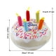 thumbnail image 3 of Juguetes de cumpleaños para perros, estilo cumpleaños, juguetes blandos rellenos, chirriantes, rompecabezas, hueso bordado, pastel, juguete para perros de razas pequeñas y medianas., 3 of 5
