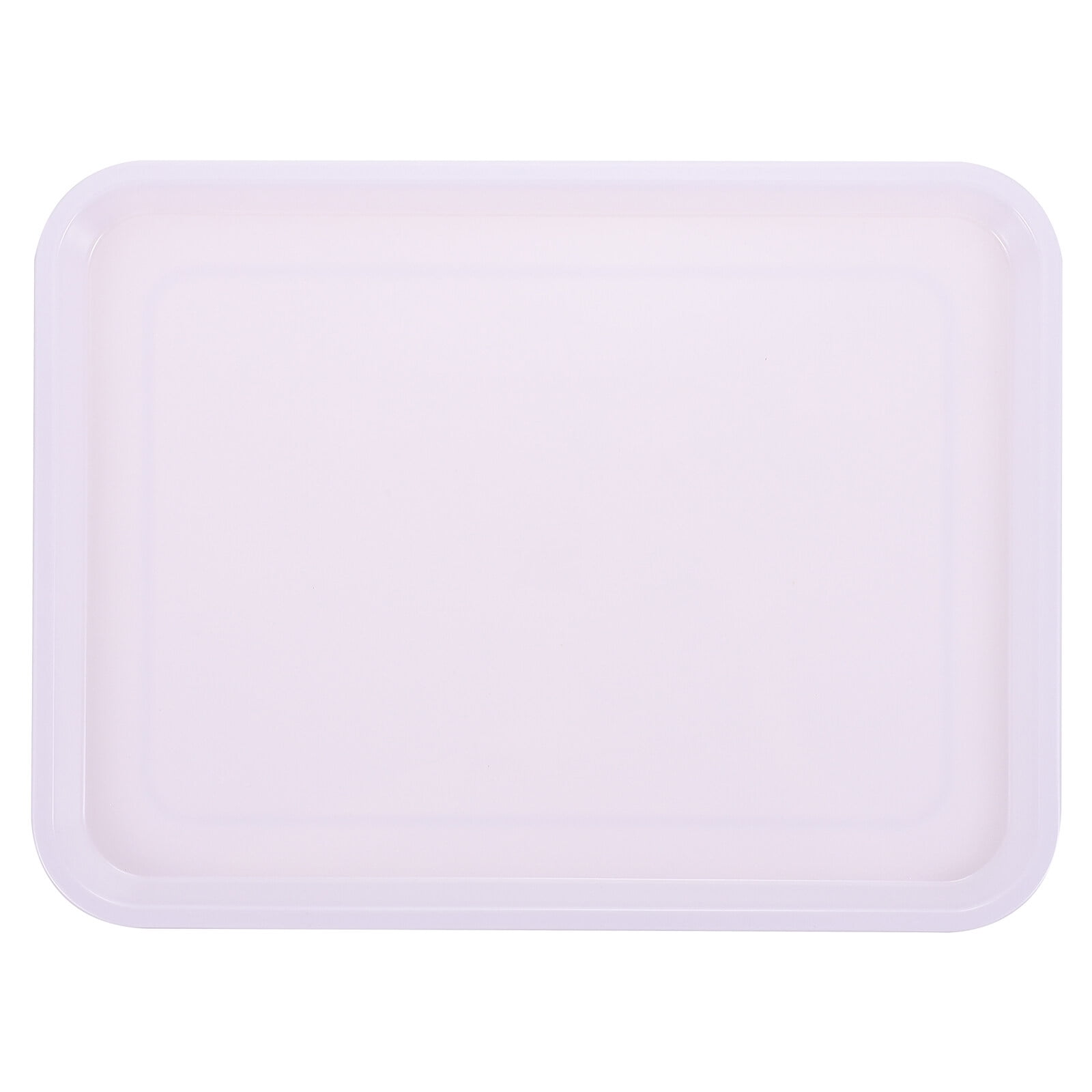 Multipurpose Plastic Tray Durable Serving Tray Practical Storage Container 