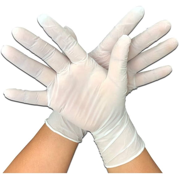 Exceptional Nitrile Gloves, 100 pcs, Powder Free, Non-Latex, White, Small for ultimate comfort