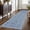 Blue/White-2' x 10' (Runner), variant on 2x3 Washable Small Area Rug For Entryway Moss Charcoal Soft Non-slip Indoor Door Mat Distressed Floral Low-pile Kitchen Rugs Neutral Vintage Carpet Entrance Bedside Farmhouse