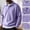 Light Purple #0266, variant on Mens Waffle Knit Polo Pullover Sweatshirt Long Sleeve Casual Textured Fall Sweater Top