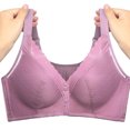 thumbnail image 6 of biudgviw Front Closure Bras for Women Wireless Adjustable Strap Full Coverage Bras Breathable High Support Mesh Bralettes, 6 of 7