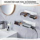 thumbnail image 2 of Organizador de Herramientas para el Cabello de Montaje en Pared, Soporte para Secador de Pelo para Accesorios de Rizador, Organizador de Soporte para Plancha de Pelo, 2 of 5