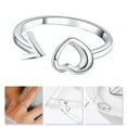 thumbnail image 3 of Miangastore Bague Blanche Lot de 1 0,79 X 0,79 X 0,31 Po, 3 of 8