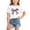 F-415White, variant on ZHOGXU Toddler Kids Girls T Shirt Short Sleeve Round Neck Bow Print Comfortable Breathable Fashion Tee Top For Everyday Wear,Orange,12-14 Years
