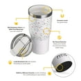 thumbnail image 3 of RTIC 20 oz Ceramic Lined Insulated Essential Tumbler, Leak-Resistant Lid, Christmas, Holiday, Mistletoe, 3 of 8