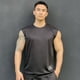thumbnail image 3 of Muscle Fitness Brothers-Chaleco de Fitness para hombre, camiseta sin mangas deportiva de Color sólido para ejercicio al aire libre, chaleco transpirable suelto de malla, 3 of 5