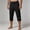Black, variant on Xdegoge Mens Athletic Shorts Below Knee Capri Pants Elastic Waist Drawstring with Pockets Quick Dry Breathable Workout Gym Running Activewear Training