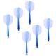 thumbnail image 1 of 15x6 Piezas Varillas De Dardos De Rosca 2BA Transparentes Y Vuelos De Dardos Conexión Azul Sunnimix Ejes de dardos y plumas de dardos, 1 of 8