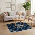 thumbnail image 3 of ODIKA Animals Nautical Tentacle Vintage Creature Motif Navy Octopus Refined Structured for Home Office, Gaming Room, Under Desk, Non-Slip Chair-Friendly, 3 of 7