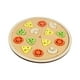 thumbnail image 3 of Juego de pizza de madera, juego de comida, juguetes de cocina de madera, juguete realista de aprendizaje temprano, juguete de mano Estilo B, 3 of 9