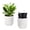White, variant on Garvee 31" Tall Self-Watering Planter with Water Level Indicator & Hidden Wheels, Large Indoor Outdoor Plant Pot for Patio, Living Room, Gold