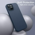 thumbnail image 4 of JETech Silicone Case for iPhone 15 6.1-Inch, Silky-Soft Touch Full-Body Protective Phone Case, Shockproof Cover (Storm Blue), 4 of 6
