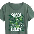 thumbnail image 3 of Marvel - Super Lucky - Women's Short Sleeve Graphic T-Shirt, 3 of 5