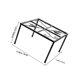 thumbnail image 2 of AURARMLET Base Elevada De Hierro Negro Para Comida De Mascotas Perro Con Resistente, 2 of 8
