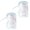 Blue, variant on Set Of 2 Undergarment Washing Net with Zippered and Handle Portable Bra Wash Bags For Washing Machine