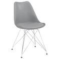 thumbnail image 3 of Juniper Polypropylene Dining Side Chair Grey (Set of 2), 3 of 12