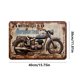 thumbnail image 5 of Placa Metal Vintage para Motocicleta Pintura Hierro Rectangular Bar 40x30cm, 5 of 6