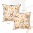 thumbnail image 3 of Bingfone Decorative Pillow Covers 20"X20" Cute Bee Gnome Couch Pillow Cases Modern Farmhouse Covers For Couch Sofa Bed, 3 of 9
