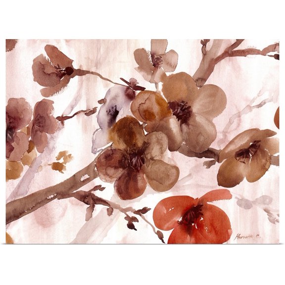 Great BIG Canvas | Rolled Marietta Cohen Poster Print entitled Blossom Poetry I