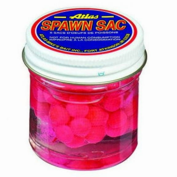 Atlas Mike's Spawn Sacs Soft Bait Lure, Pink