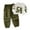 A-Green346, variant on Bobifish Toddler Girls Outfit Sets Fall Spring Number Print Long Sleeve Top Elastic Waist Pants 2 Piece Sets