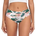 thumbnail image 1 of Bingfone Hawaii Palms for Women's Underwear Full Coverage Seamless Panties Soft Stretch Boxer Briefs-X-Large, 1 of 6