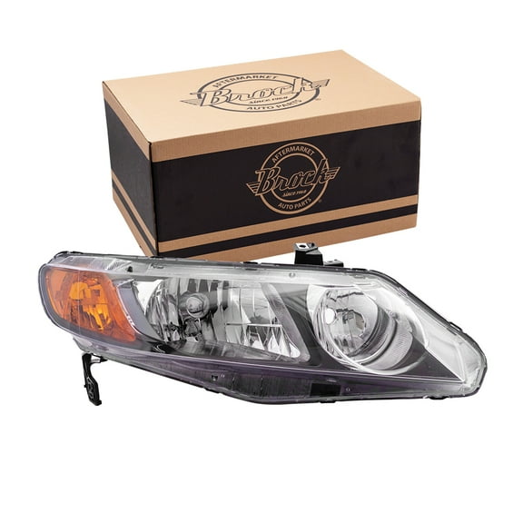 Brock Headlight for 2006-2008 Civic Sedan Right 33101SNAA02