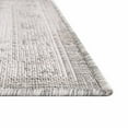 thumbnail image 6 of Unique Loom Outdoor Aztec Collection Area Rug - Coba (5' 3" x 7' 10" Rectangle Light Gray/Ivory), 6 of 7