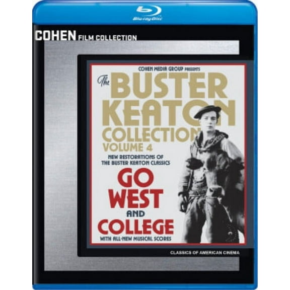 The Buster Keaton Collection: Volume 4 (Go West / College) (Blu-ray), Cohen Media Group, Comedy