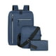 thumbnail image 1 of Mochila Pisexur de tres piezas para hombre, con carga USB, para ordenador portátil, de negocios, para estudiantes, para niños y estudiantes., 1 of 5