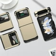thumbnail image 5 of Allytech Galaxy Z Flip 4 5G Case, Rugged Military Grade Protection Shockproof Hinge Protection Anti-Scratch Bumper Phone Case Cover for Samsung Galaxy Z Flip 4 - Gold, 5 of 6