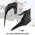 thumbnail image 4 of Side Spoilers Aerodynamic Wing Deflector Fairing For Honda CB650R 2019-2023 Black, 4 of 12