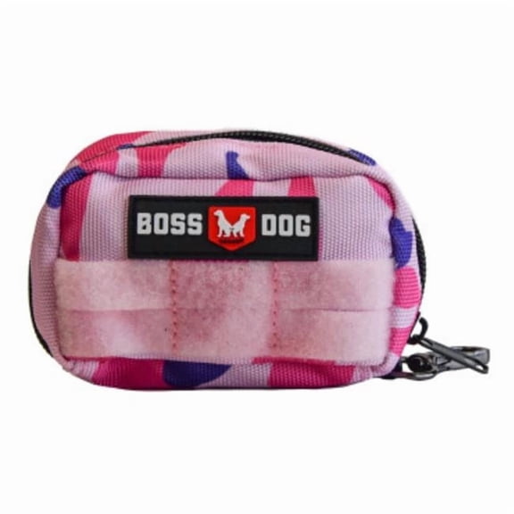 Boss Dog Tactical Molle Bag, Pink Camo, Small