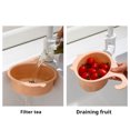 thumbnail image 4 of Luxcidy Drain Basket, Over the Sink Colander Strainer Basket Drain Basket, Drain Rack, Wash Vegetables and Fruits, Drain Cooked Pasta and Dry Dishes, Hangs on Faucet, Home Kitchen Essentials,1pc, 4 of 11
