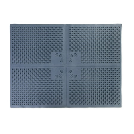 UPC: 0786306495145 | Petlinks Purr-fect Paws Multipurpose Rubber Litter Mat for Cats & Kittens – Blue  Extra Large