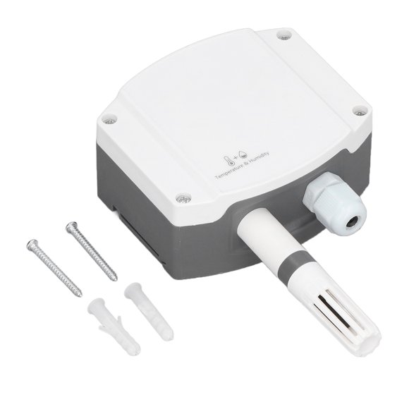 Temperature Humidity Sensor, Stable Temperature Humidity Transmitter Wall Mounted 4~20mA Analog For Garden