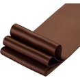 thumbnail image 3 of GFDYREE 3" Inch Double Faced Satin Ribbon Brown Solid Polyester Craft Ribbon - 25 Yards Perfect for Gift Wrapping, Crafts, Wreath, Wedding Party Ceremony Decoration, Floral Arrangement, Sewi, 3 of 7