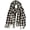 Black, variant on Winter Classic Scottish-Tartan-Buffalo-Plaid-Scarf Christmas Soft-Warm-Shawl-Wrap with Fringes for Women Men