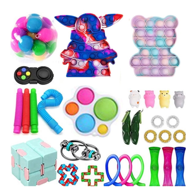 Juguete sensorial Push Bubble Fidget para aliviar el estrés del autismo