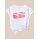 thumbnail image 3 of Camiseta Para Mujer De Verano Cuello RedondoWomen'S "Phenomenal Woman" Graphic Tee, Casual Crew Neck Short Sleeve T-Shirt, Polyester Knit Fabric, Medium Stretch, 180gsm, Spring/Summer/Fall Fashion T, 3 of 5
