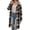 ADE30-Dark Gray, variant on Fall Jackets For Women Trendy Casual Winter Coat Long Cardigans Lapel Button Down Plaid Shirt Checkered Winter Jacket Hot Pink L